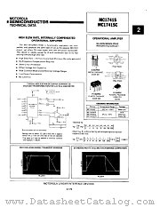 MC1741SCP1 datasheet pdf Motorola
