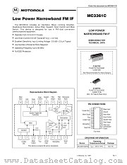 MC3361CDR2 datasheet pdf Motorola