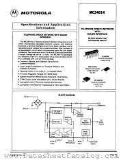 MC34014PDW datasheet pdf Motorola