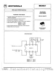 MC34017-1 datasheet pdf Motorola