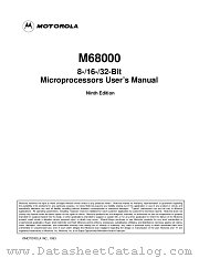 MC68EC000FU8 datasheet pdf Motorola