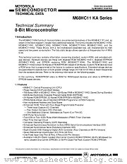 MC68HC711KA2CFS4 datasheet pdf Motorola