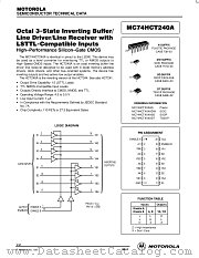 MC74HCT140ASD datasheet pdf Motorola