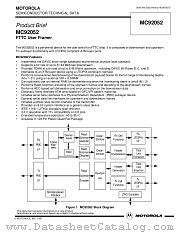 MC92052CG datasheet pdf Motorola