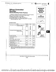 MCR3818-3 datasheet pdf Motorola