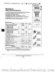 MCR6200A datasheet pdf Motorola