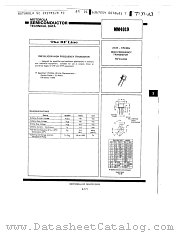 MM4019 datasheet pdf Motorola