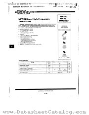 MMBR571 datasheet pdf Motorola
