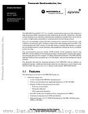 MPC8260D datasheet pdf Motorola