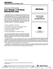 MPC940LFA datasheet pdf Motorola