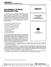 MPC947FA datasheet pdf Motorola