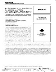 MPC970FA datasheet pdf Motorola