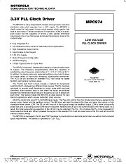 MPC974FA datasheet pdf Motorola