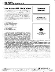 MPC991FA datasheet pdf Motorola