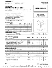 MRA1000-7L datasheet pdf Motorola