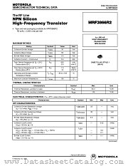 MRF3866R2 datasheet pdf Motorola