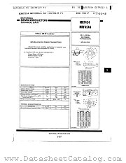 MRF454A datasheet pdf Motorola