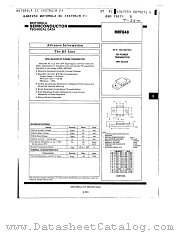 MRF848 datasheet pdf Motorola