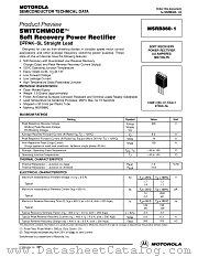 MSRB860-1 datasheet pdf Motorola