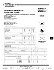 MWA0211L datasheet pdf Motorola