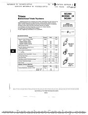 SC260B3 datasheet pdf Motorola