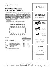 SN54LS395J datasheet pdf Motorola