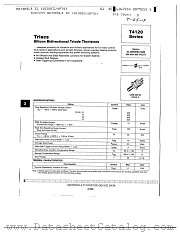 T4120D datasheet pdf Motorola