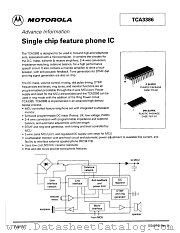 TCA3386P datasheet pdf Motorola