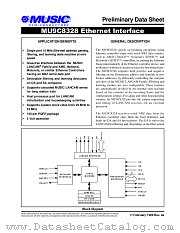 MU9C8328-RDC datasheet pdf MUSIC Semiconductors