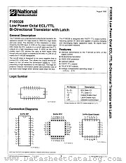 100328DCQR datasheet pdf National Semiconductor