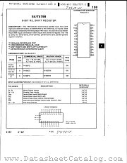 54198DC datasheet pdf National Semiconductor