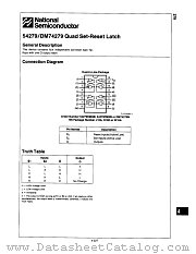 54279FMQB datasheet pdf National Semiconductor