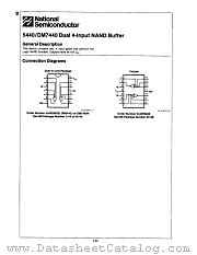 DM5440J datasheet pdf National Semiconductor