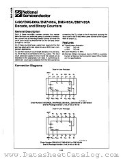 DM5493AW datasheet pdf National Semiconductor