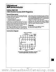 DM7495N datasheet pdf National Semiconductor