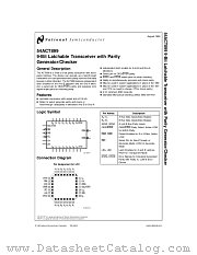 54ACT899FM-MLS datasheet pdf National Semiconductor