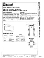 74F2623DCX datasheet pdf National Semiconductor