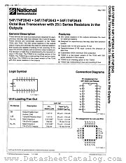 74F2645SCX datasheet pdf National Semiconductor