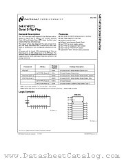 74F273SJX datasheet pdf National Semiconductor