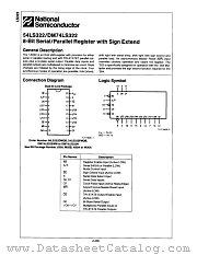 DM74LS322N datasheet pdf National Semiconductor