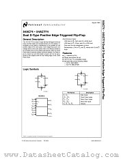 5962-8752501SDA datasheet pdf National Semiconductor