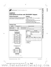 5962-9322701QRA datasheet pdf National Semiconductor