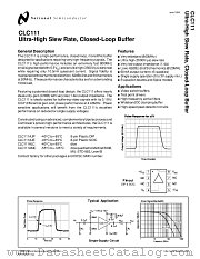 CLC111MDC datasheet pdf National Semiconductor