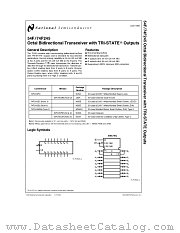 74F245MSA datasheet pdf National Semiconductor