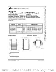 74F373MSA datasheet pdf National Semiconductor