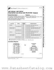 74F540SC datasheet pdf National Semiconductor