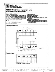 DM9322J datasheet pdf National Semiconductor