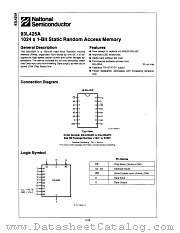93L425ADC datasheet pdf National Semiconductor