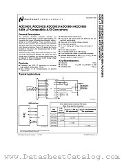 ADC0803LCJ datasheet pdf National Semiconductor