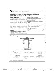ADC0803MWC datasheet pdf National Semiconductor